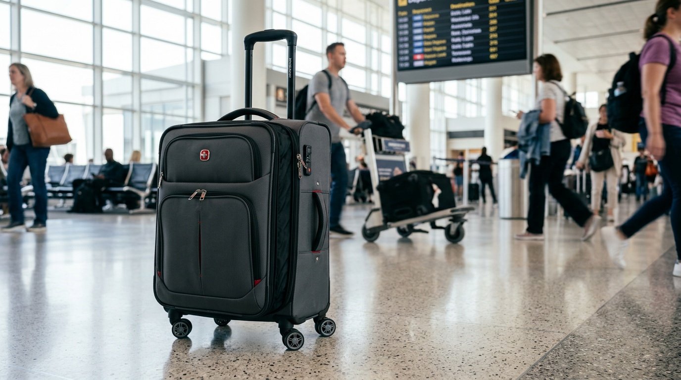 spinner luggage product view