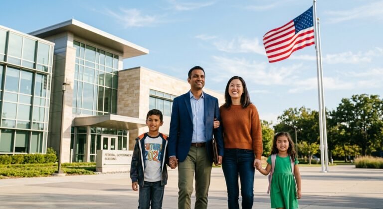 immigration rules for foreign government employee families 2026