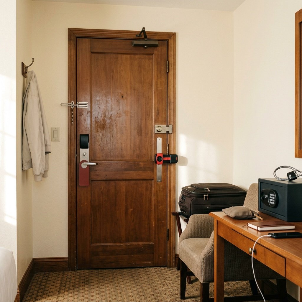 how to secure your hotel room - Illustration 3